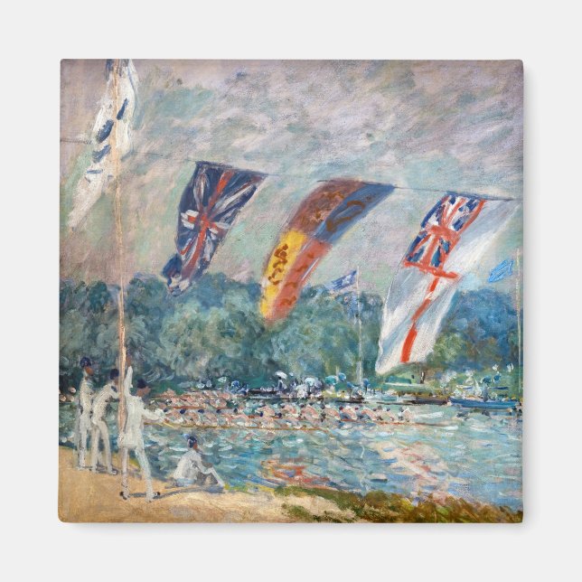 Íman Alfred Sisley - Regata em Molesey (Frente)