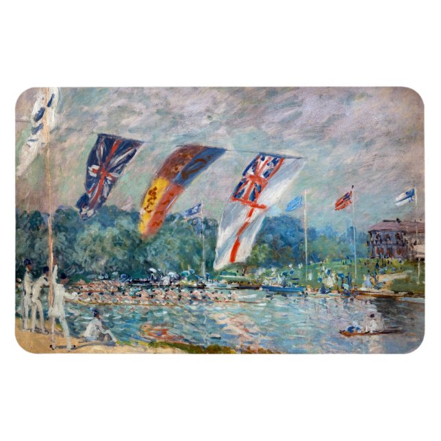 Íman Alfred Sisley - Regatta em Molesey (Horizontal)