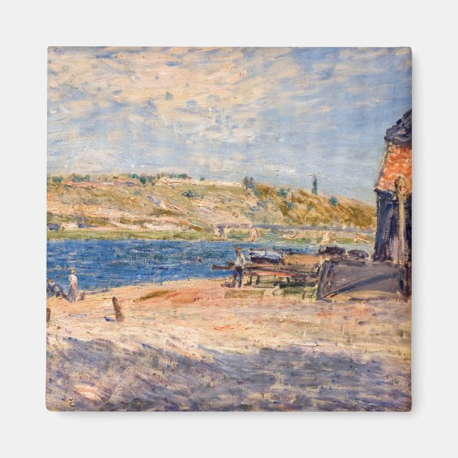 Íman Alfred Sisley - Rio Banks em Santo-Mammes (Frente)