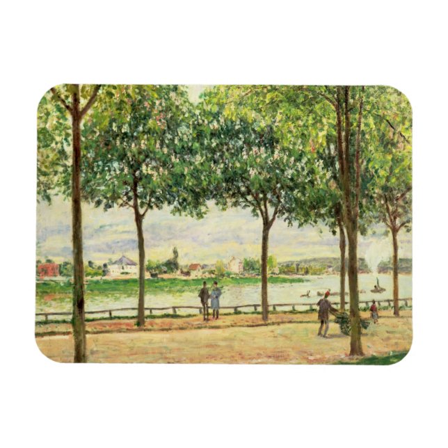 Íman Alfred Sisley | Rua das castanhas espanholas (Horizontal)