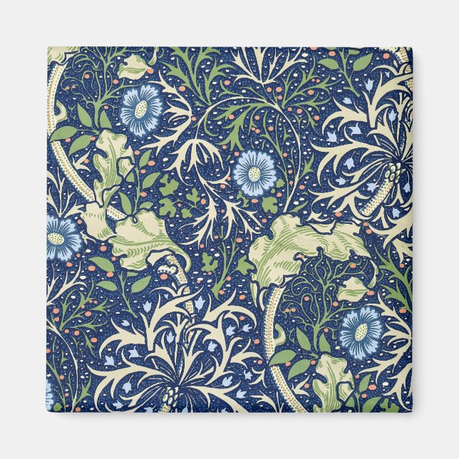 Íman Algas Marinhas (por William Morris) (Frente)