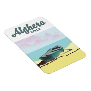 Íman Alghero Itália viagens vintage