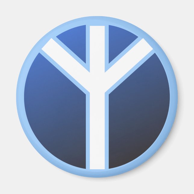 Íman Algiz Rune (Frente)