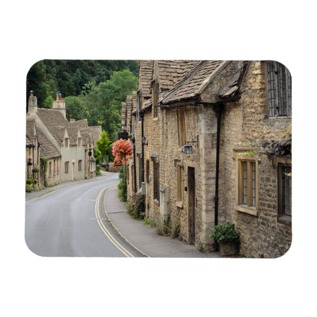 Íman Algodão em Castle Combe, ímã retangular do Reino U (Horizontal)