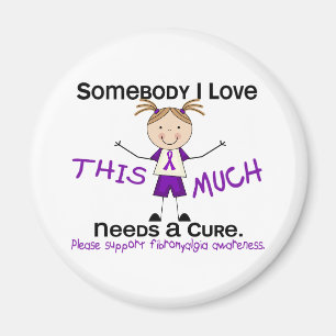 Íman Alguém amor de I - fibromialgia (menina)