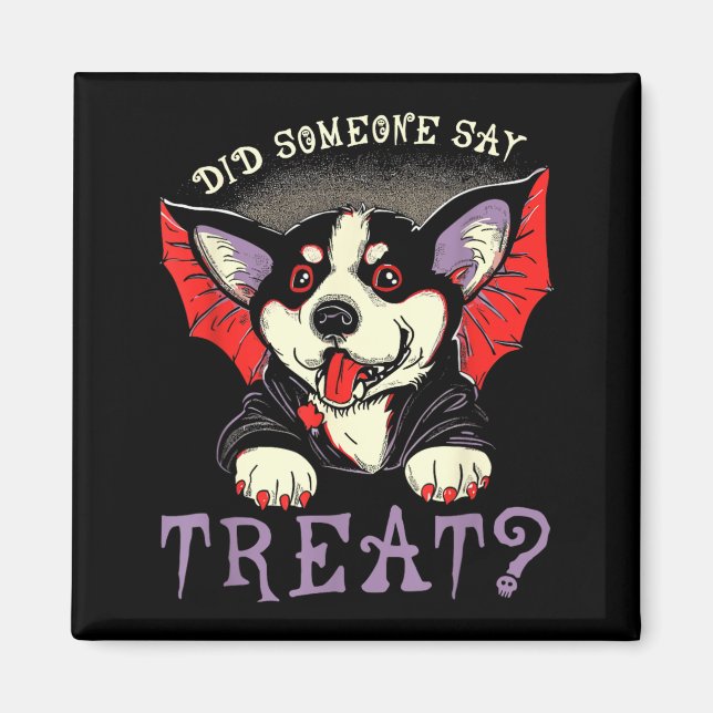 Íman Alguém Disse Guloseima - Cachorro Vampiro Morcego  (Frente)