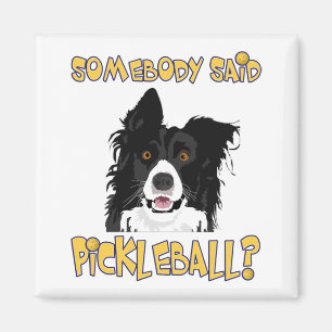 Íman Alguém disse Pickleball? - Pickleball Dog