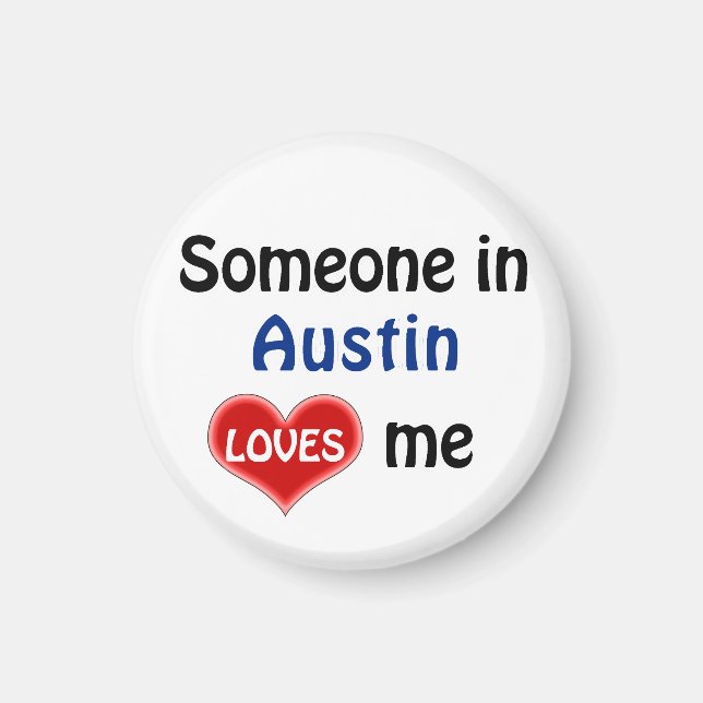 Íman Alguém em Austin me ama (Frente)