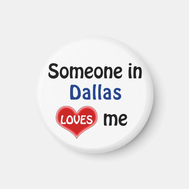Íman Alguém em Dallas me ama (Frente)