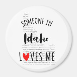 Íman Alguém Em Idaho Me Ama O Magnet