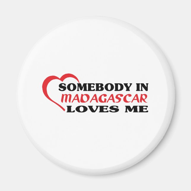 Íman Alguém em Madagascar me ama (Frente)