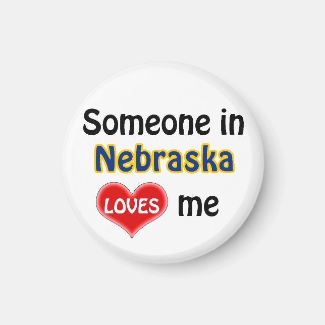 Íman Alguém em Nebraska me ama (Frente)