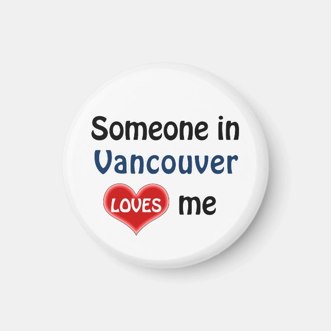 Íman Alguém em Vancouver me ama (Frente)