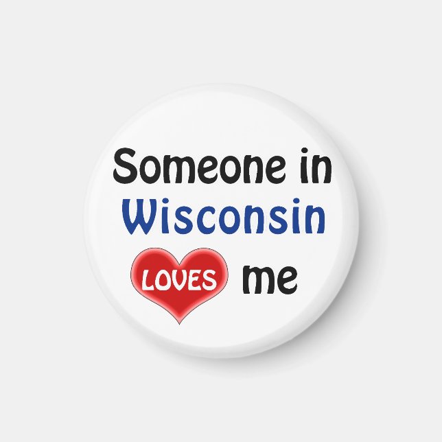 Íman Alguém em Wisconsin me ama (Frente)