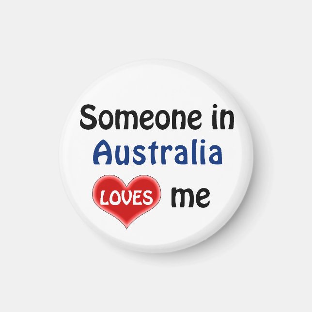 Íman Alguém na Austrália me ama (Frente)