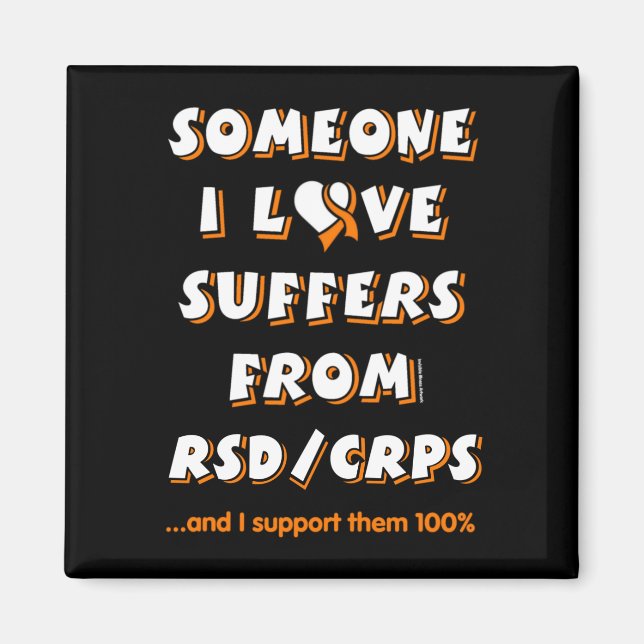 Íman Alguém que eu amo...RSD/CRPS Magnet (Frente)