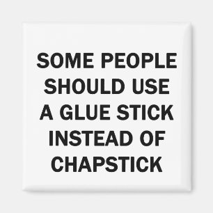 Íman Algumas Pessoas devem usar um adesivo cola