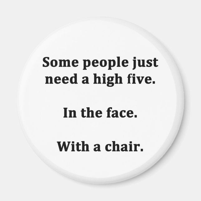 Íman Algumas Pessoas precisam de cinco (Frente)