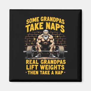 Íman Alguns Avós Tomam Naps Verdadeiros Avós Levantam P