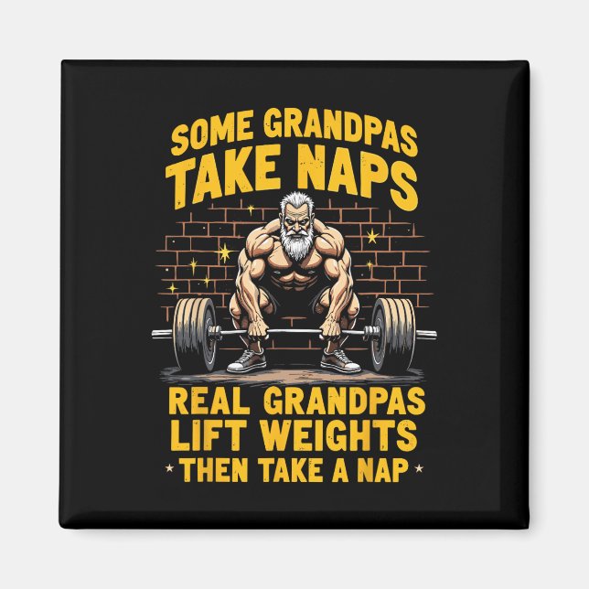 Íman Alguns Avós Tomam Naps Verdadeiros Avós Levantam P (Frente)