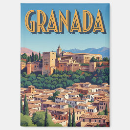 Íman Alhambra Granadina Vintage Espanha Viagem