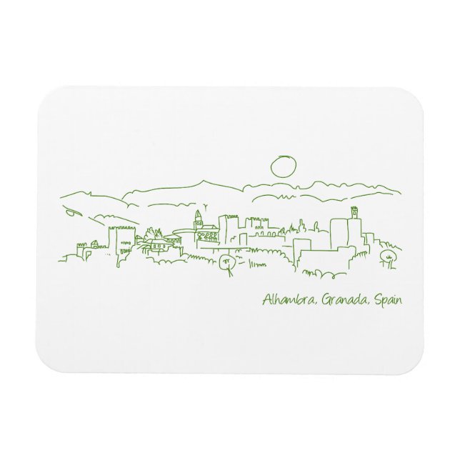 Íman Alhambra Sunset (Horizontal)