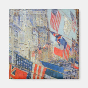 Íman Aliados dia, em maio de 1917 por Childe Hassam,