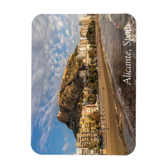 Íman Alicante Beach no nascer do sol, Espanha (Vertical)