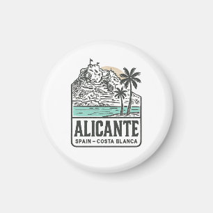 Íman Alicante Esboço Castelo de Santa Bárbara Costa Bla
