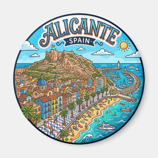 Íman Alicante, Espanha Espanha (Frente)