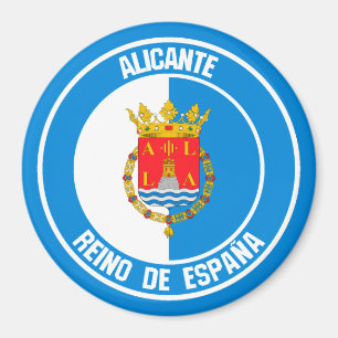 Íman Alicante Round Emblem