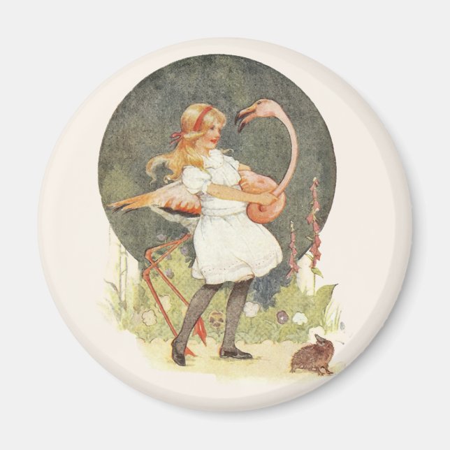 Íman Alice e Flamingo (Frente)