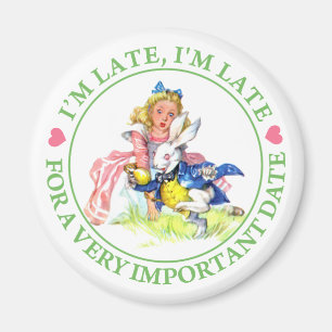 Íman ALICE E O COELHO BRANCO - eu estou ATRASADO!