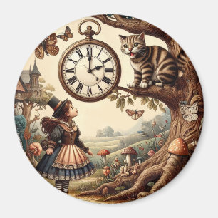 Íman Alice & Gato de Cheshire: Fantasia Caprichosa do P