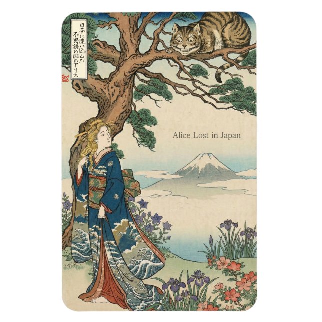 Íman Alice Lost in Japan | Ukiyo-e Mad Journey (Vertical)