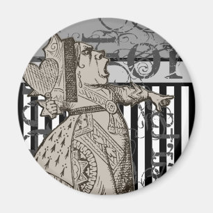 Íman Alice na rainha do país das maravilhas do Grunge