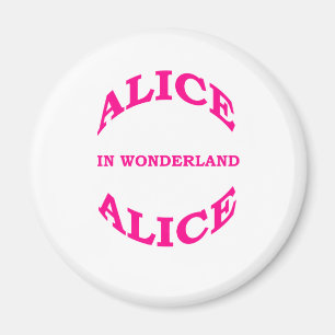 Íman Alice no país das maravilhas