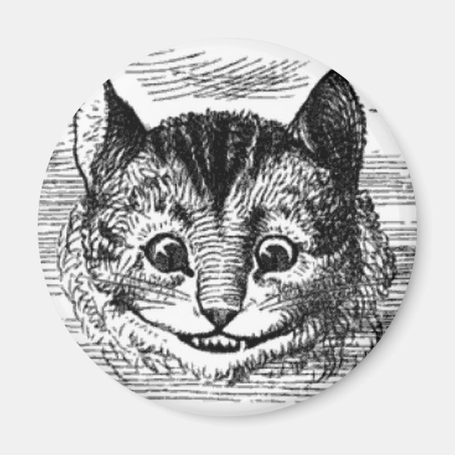 Íman Alice no País das Maravilhas Cheshire Cat Magnet (Frente)