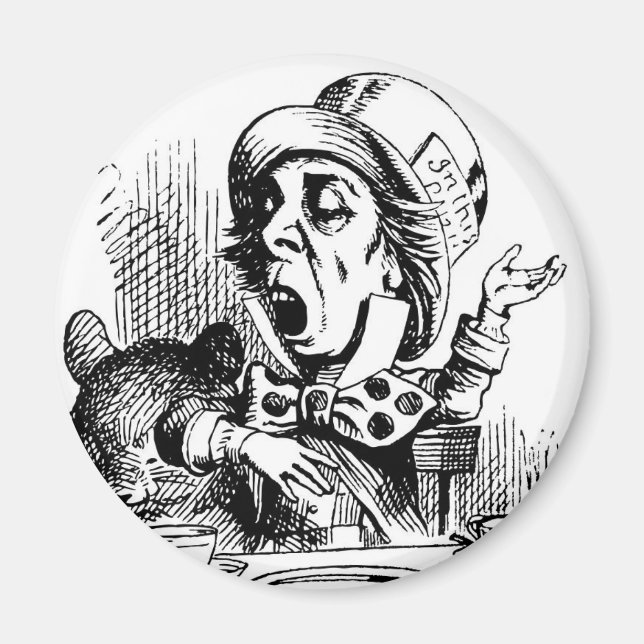 Íman Alice no País das Maravilhas Mad Hatter (Frente)
