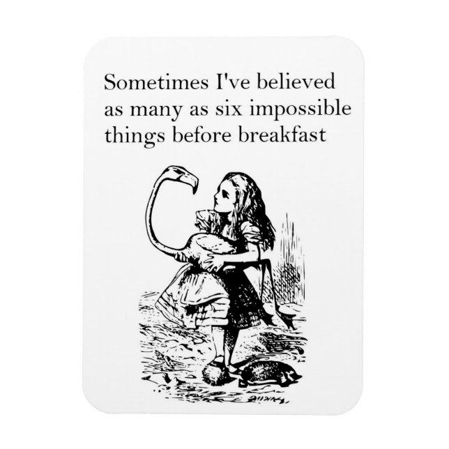 Íman Alice no País das Maravilhas, "Seis Coisas Impossí (Vertical)