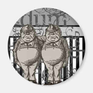 Íman Alice no país das maravilhas Tweedledum & no