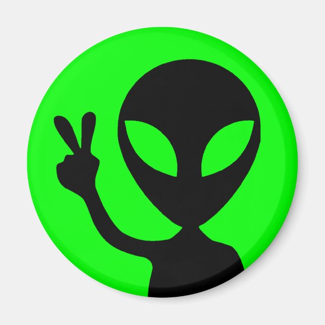 Íman Alienígena de Sinal de Paz (Frente)