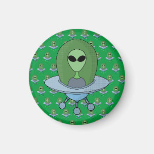 Íman Alienígena em sua nave espacial