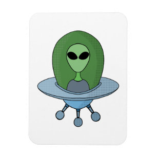 Íman Alienígena em sua nave espacial