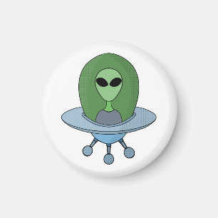 Íman Alienígena em sua nave espacial