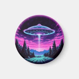 Íman Alienígena Espacial Retrofuturista