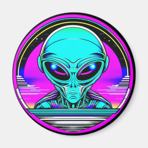 Íman Alienígena Extraterrestre Voando um OVNI