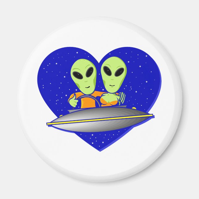 Íman Alienígena Love (Frente)