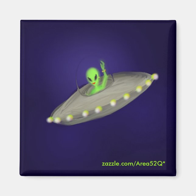 Íman Alienígena magnet (Frente)