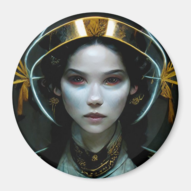 Íman Alienígena Rapariga 2 Ficção científica (Frente)